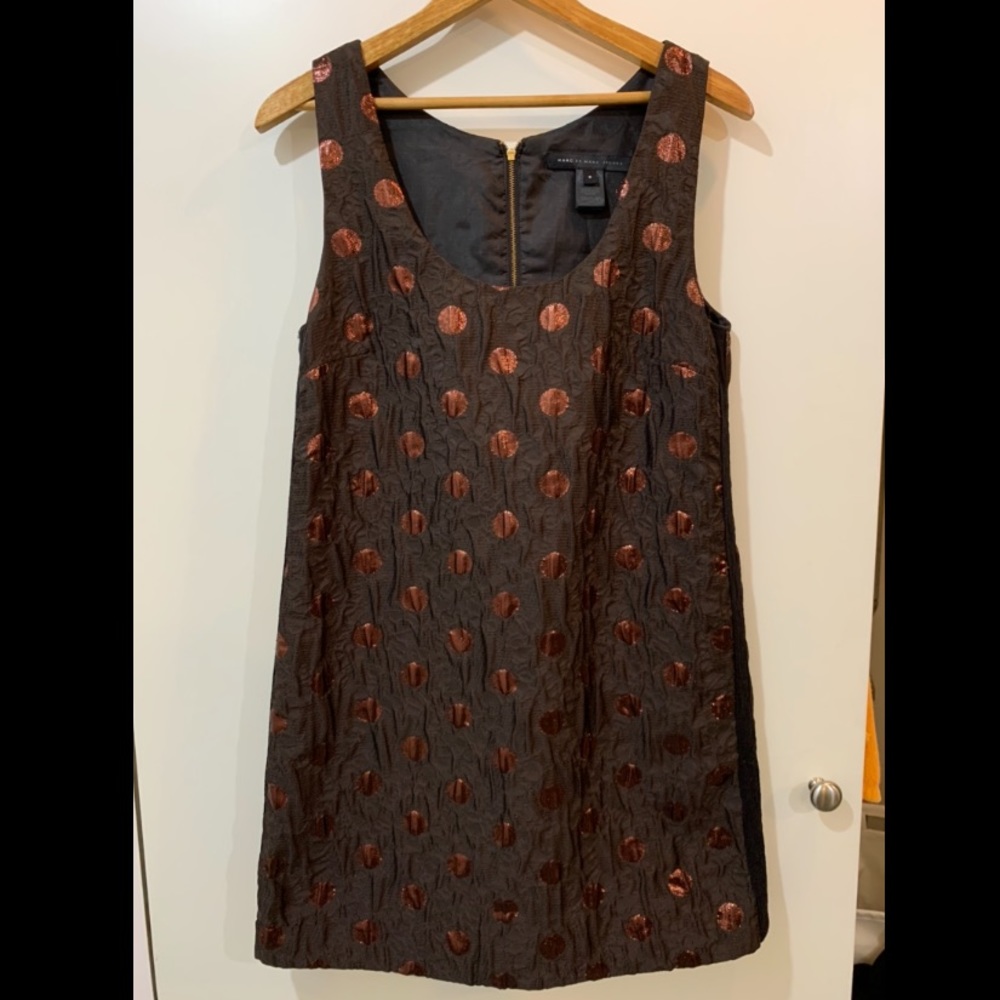 Marc by Marc Jacobs polka dot metallic dress, 6
